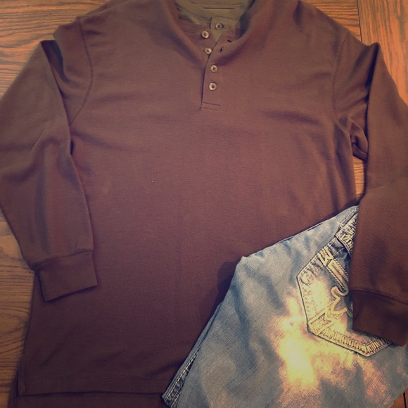 RedHead Other - Redhead Thermal Henley Long-sleeved Shirt